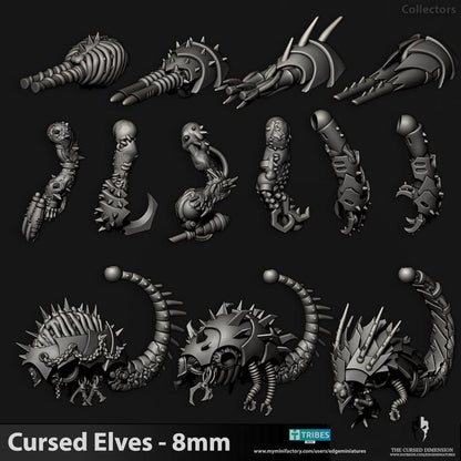 Cursed Elves Collector/Spirit Leecher | 8mm Epic Scale Sci-Fi Monster Miniatures