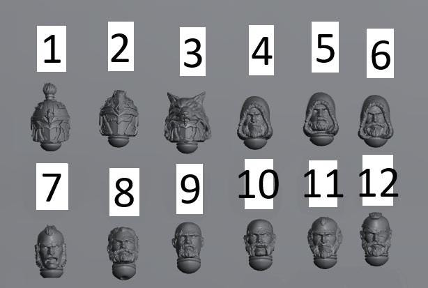 Stormbringer Conversion Bits | Weapons, Shield and Armour Accessories for 28-32mm Sci-Fi Miniatures