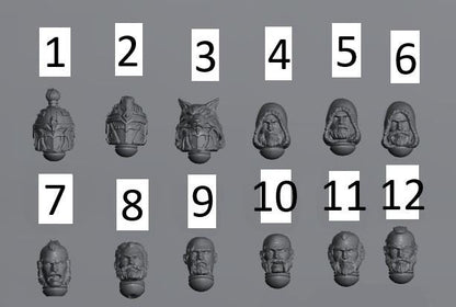Stormbringer Conversion Bits | Weapons, Shield and Armour Accessories for 28-32mm Sci-Fi Miniatures