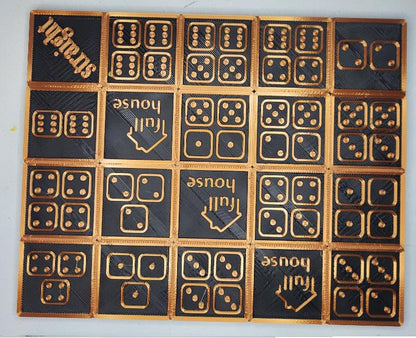 Dice Poker Board | PLA Multi Colour Board Game