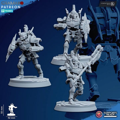 Undying Void Centurion | 32/28mm Heroic-Scale Sci-Fi Infantry Miniatures