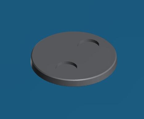 Rectangle/Round Epic Scale Miniature Bases |  8mm Square Bases for Epic Scale Wargaming