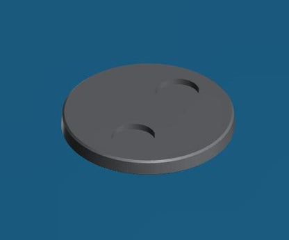 Rectangle/Round Epic Scale Miniature Bases |  8mm Square Bases for Epic Scale Wargaming
