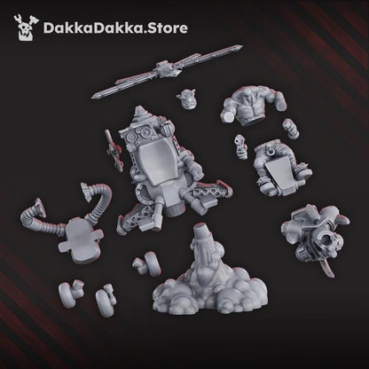 Porkaz Chonky Flyaz | 32/28mm Heroic-Scale Sci-Fi Jetbike Miniatures