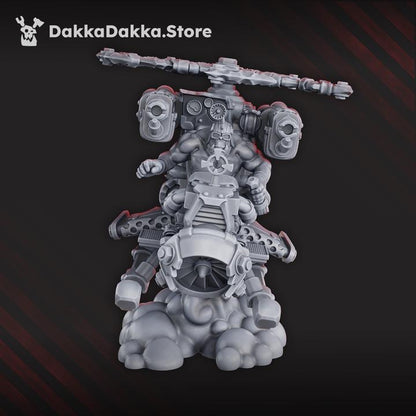 Porkaz Chonky Flyaz | 32/28mm Heroic-Scale Sci-Fi Jetbike Miniatures