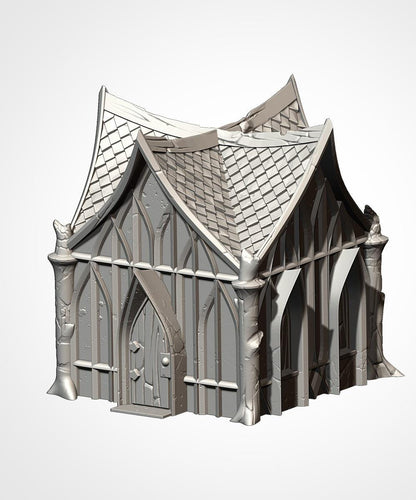 Wood Elf Village | 32/28mm Wargaming Scenery and Miniature Terrain