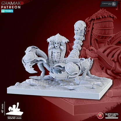Undead Pharaohs Undead Scorpion | 28mm Heroic-Scale Fantasy Monster Miniatures