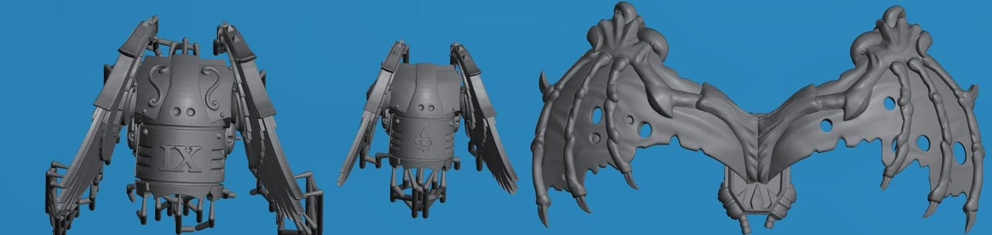 Jetpacks | 32/28mm Heroic-Scale Sci-Fi Conversion Bits