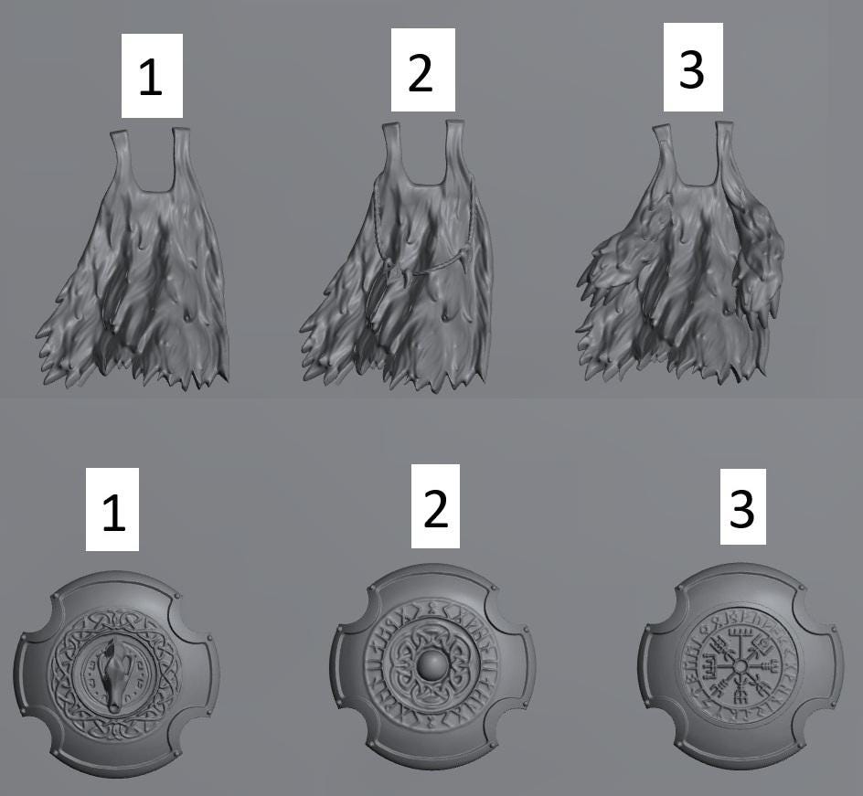 Stormbringer Conversion Bits | Weapons, Shield and Armour Accessories for 28-32mm Sci-Fi Miniatures
