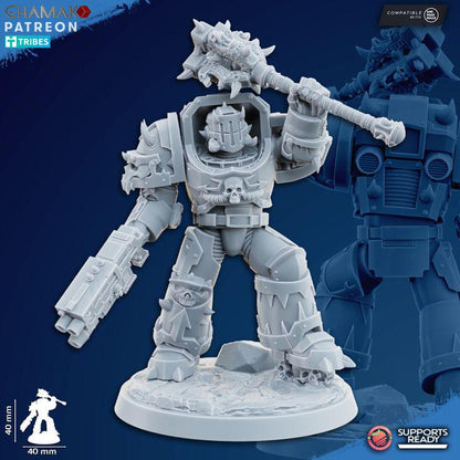 Heretic Exterminators | 32/28mm Heroic-Scale Sci-Fi Heavy Power Armour Infantry