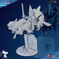 Vengeful Angels Nathaniel | 32/28mm Heroic-Scale Sci-Fi Hover Bike Leader