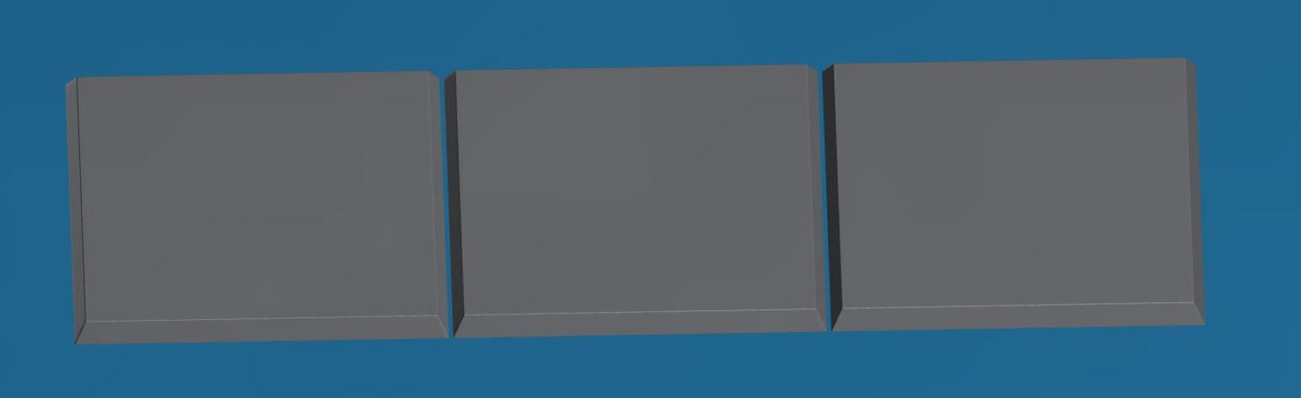 PLA Square Miniature Bases | 32/28mm Square Bases for Fantasy Wargaming