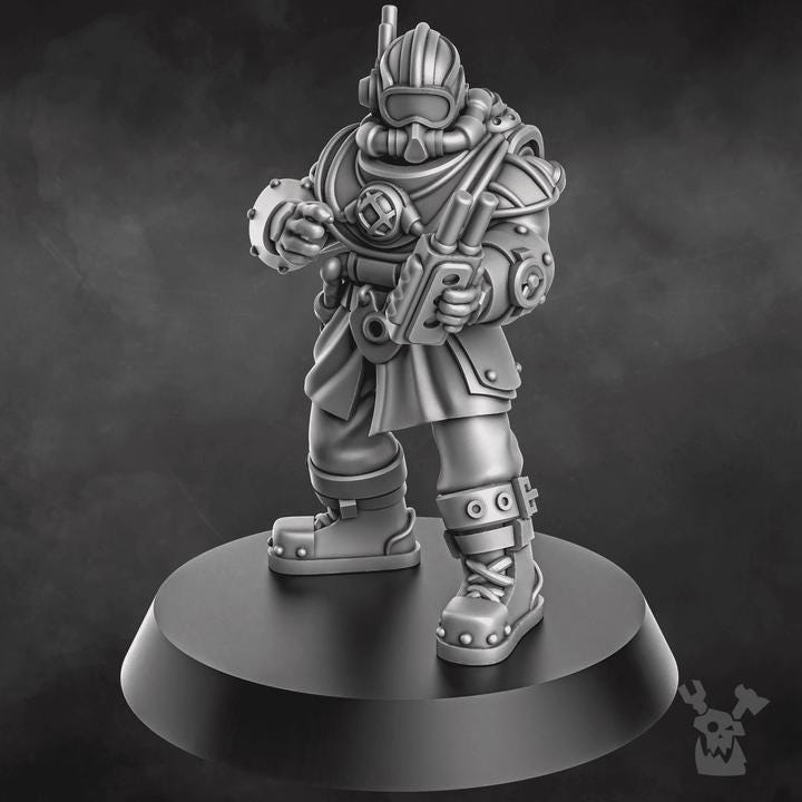 Navy Special Forces | 32/28mm Heroic-Scale Sci-Fi  Infantry Miniatures