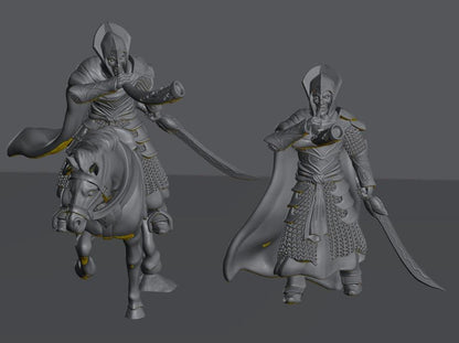 Oathbreaker Elven Horn | 28mm Scale Fantasy Infantry Miniatures