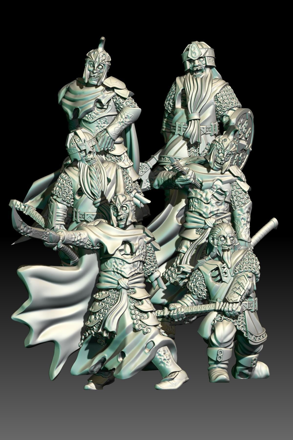 Undead Horde Zombies | 28mm Scale Fantasy Infantry Miniatures