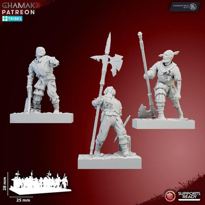 Vampire Imperial Zombies | 28mm Heroic-Scale Fantasy Infantry Miniatures