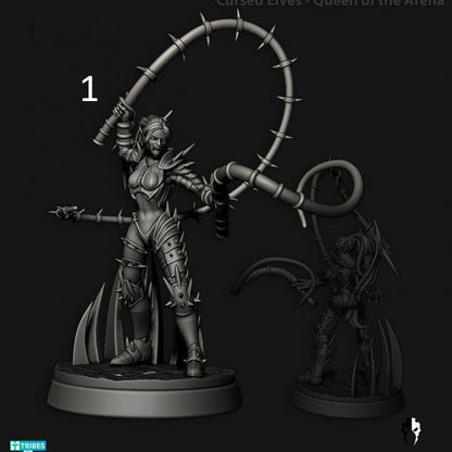 Cursed Elves Heroes | 32/28mm Heroic-Scale Sci-Fi Infantry Miniatures