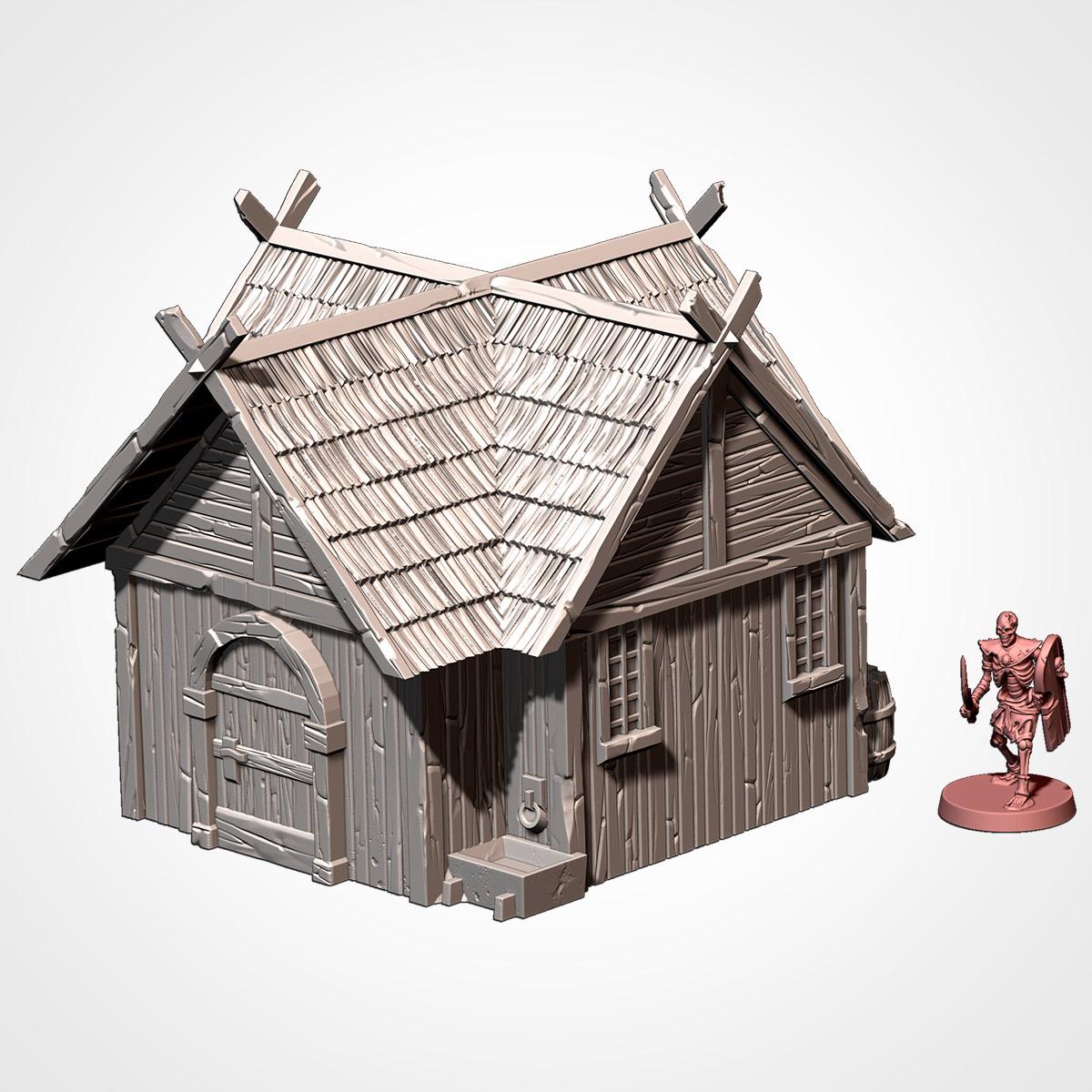 Master Ring Village | 32/28mm Wargaming Scenery and Miniature Terrain