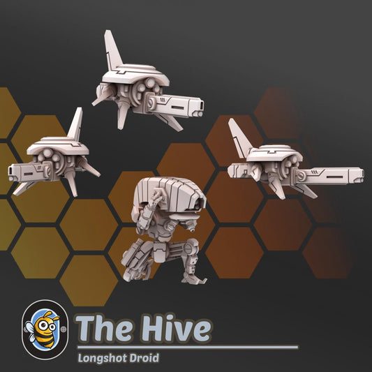Hive Droid Longshot | 32/28mm Heroic-Scale Sci-Fi Infantry Miniatures