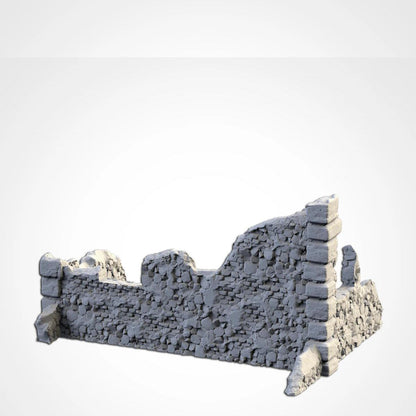 Fantasy Town Ruins | 32/28mm Wargaming Scenery and Miniature Terrain