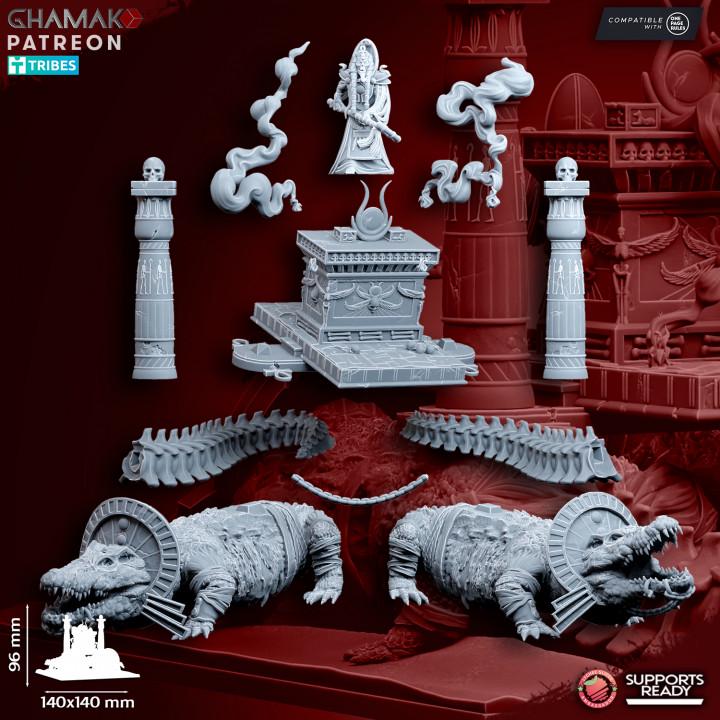 Undead Pharaohs Receptacle of Souls | 28mm Heroic-Scale Fantasy War Machine Miniatures
