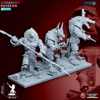 Undead Pharaohs Nomarch Guardian | 28mm Heroic-Scale Fantasy Monster Miniatures