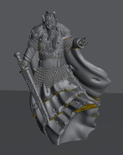 Undead Horde Necrolord | 28mm Scale Fantasy Infantry Miniatures