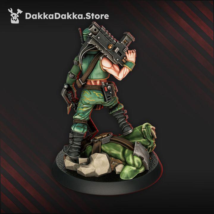 Guard Commissar | 32/28mm Heroic-Scale Sci-Fi Infantry Hero