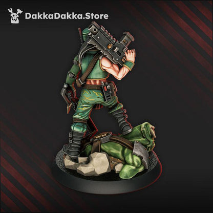 Guard Commissar | 32/28mm Heroic-Scale Sci-Fi Infantry Hero