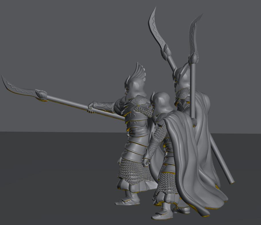 Oathbreaker Elven Warriors | 28mm Scale Fantasy Infantry Miniatures