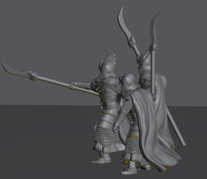 Oathbreaker Elven Warriors | 28mm Scale Fantasy Infantry Miniatures