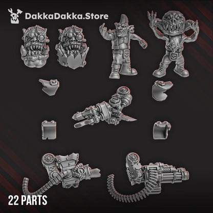 Porkaz Gharghkool 'Da Big Wrecka | 32/28mm Heroic-Scale Sci-Fi Heavy Infantry Miniatures