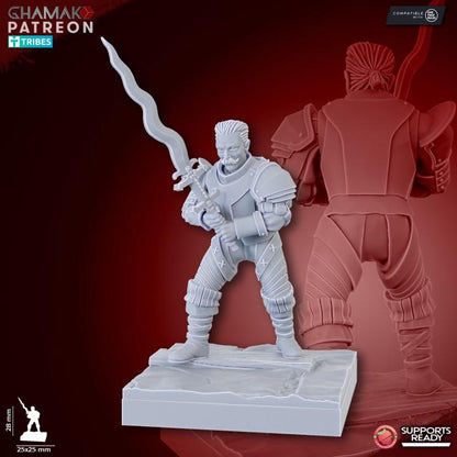 The Human Empire Elite Melee Infantrymen | 28mm Heroic-Scale Fantasy Infantry Miniatures