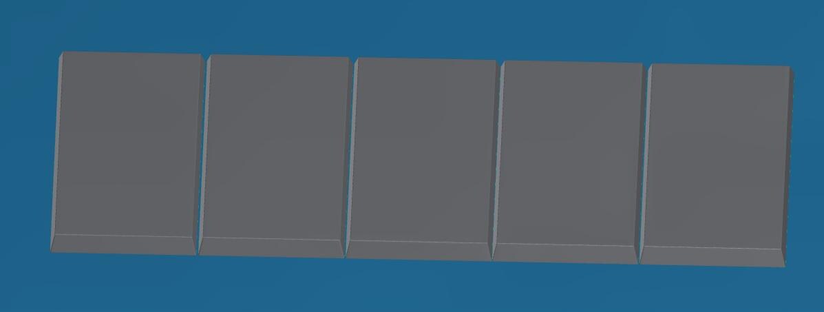 PLA Square Miniature Bases | 32/28mm Square Bases for Fantasy Wargaming