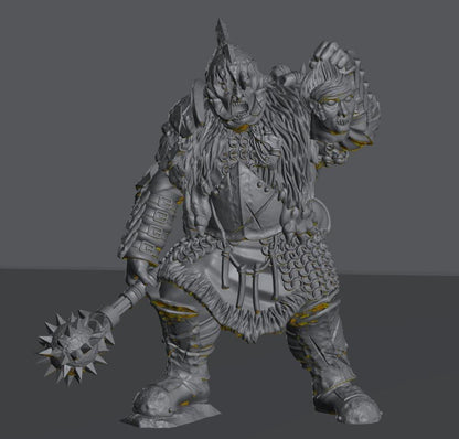 Generic Orc Hero | 28mm Scale Fantasy Infantry Miniatures