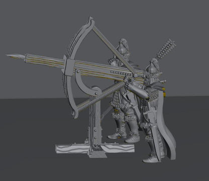 Dwarven Friends Ballista | 28mm Scale Fantasy War Machine Miniatures