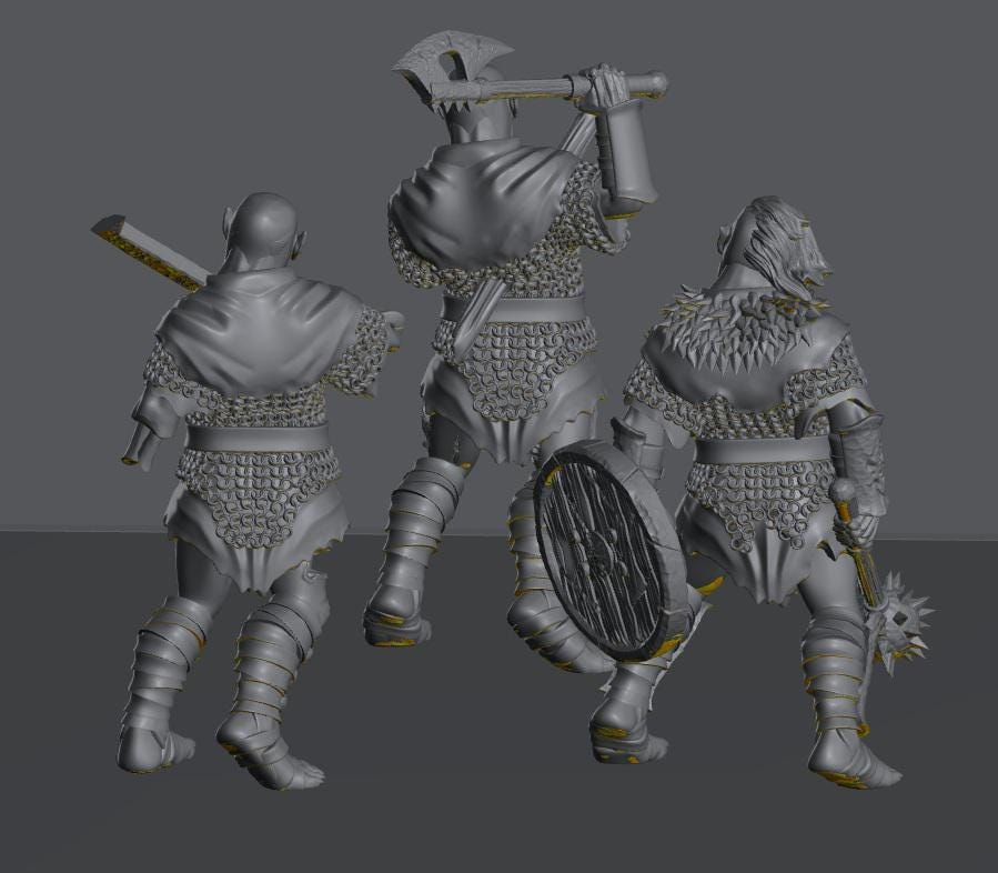 Undead Horde Zombies | 28mm Scale Fantasy Infantry Miniatures