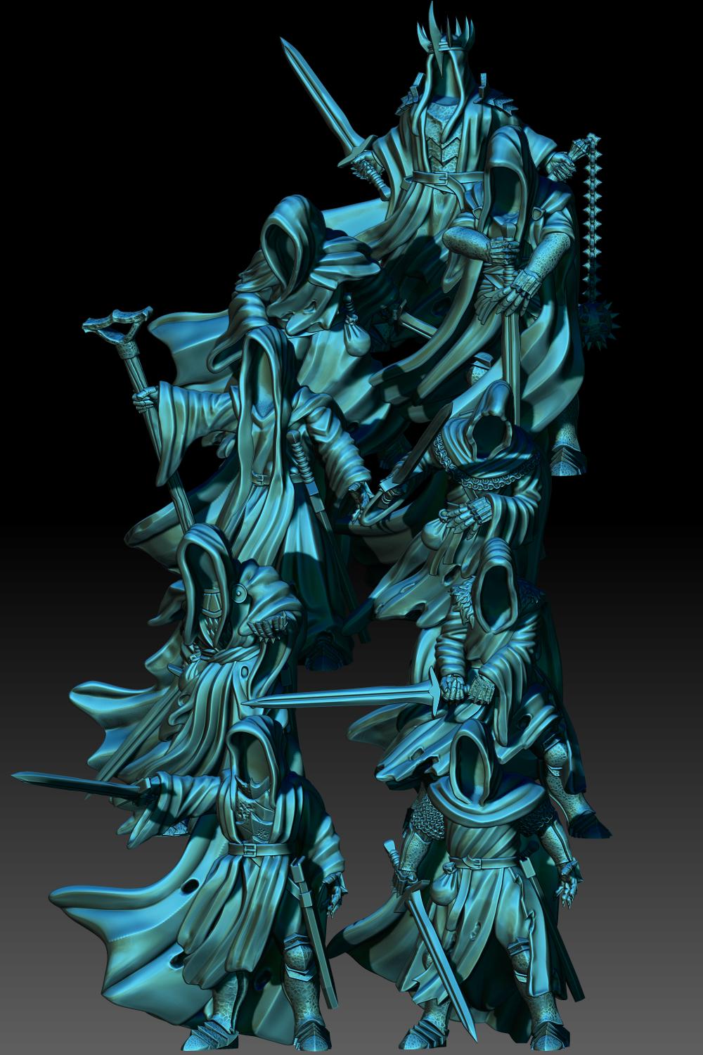 The 9 Lords | 28mm Scale Fantasy Infantry Miniatures