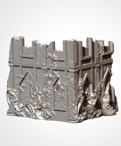 Infected Ruins | 32/28mm Wargaming Scenery and Miniature Terrain