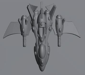 Tech Elves Fleet Scale Bombers | Space Fleet Scale Sci-Fi Miniatures