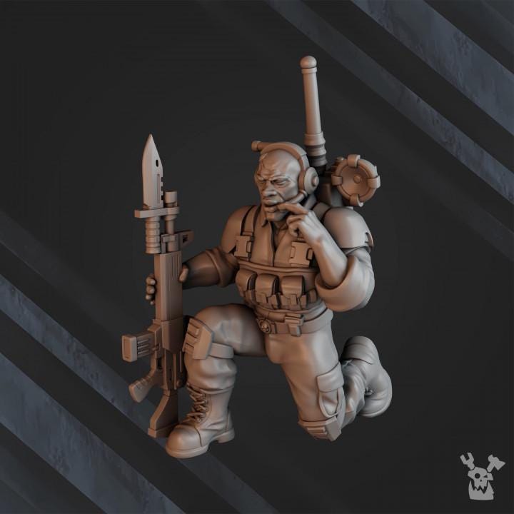 Green Hell Division Commando Squad | 32/28mm Heroic-Scale Sci-Fi Infantry