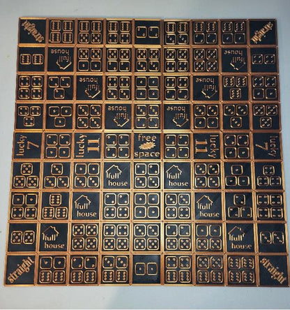 Dice Poker Board | PLA Multi Colour Board Game