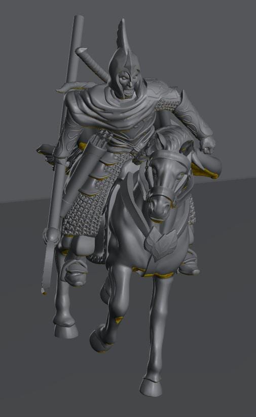 Oathbreaker Elven Knights | 28mm Scale Fantasy Cavalry Miniatures