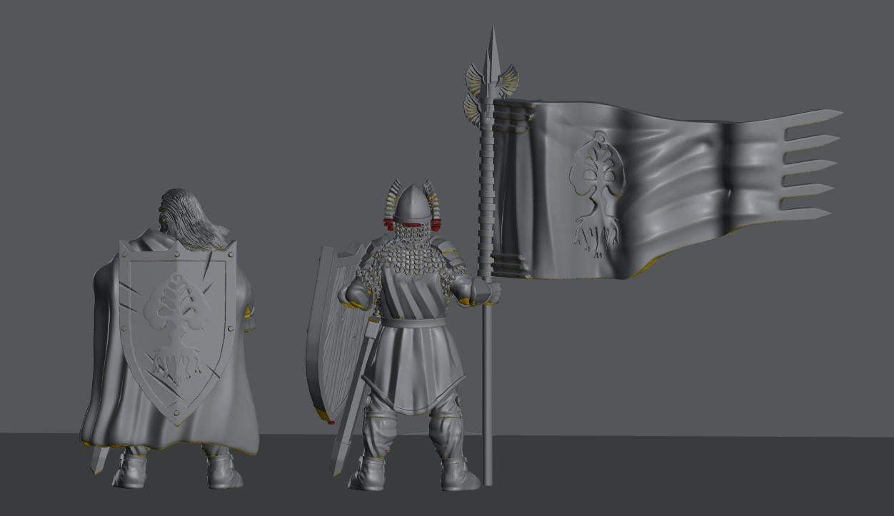 White City Command | 28mm Scale Fantasy Infantry Miniatures