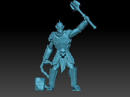 Aznarg the Desecrator | 28mm Scale Fantasy Infantry Miniatures