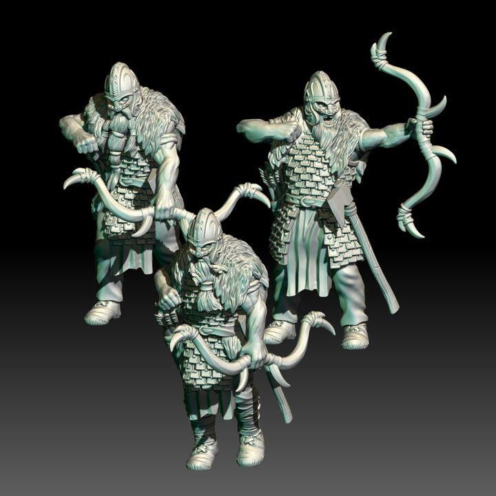 Savage Hillmen Elite Warriors | 28mm Scale Fantasy Infantry Miniatures