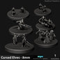 Cursed Elves Royal Court | 8mm Epic Scale Sci-Fi Infantry Miniatures