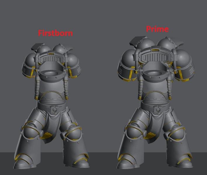 Pactum Aeternum Jetpacks | 32/28mm Heroic-Scale Sci-Fi Conversion Bits
