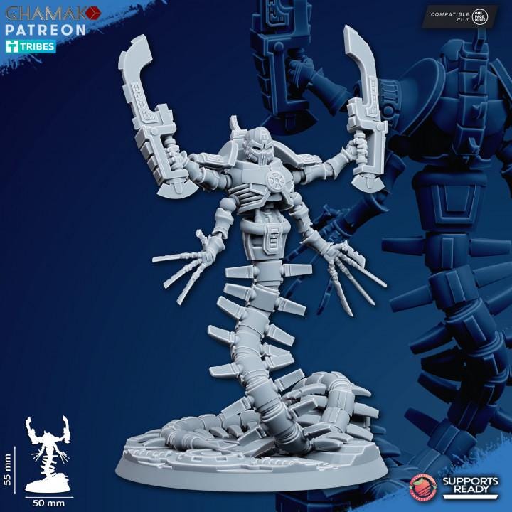 Undying Vault Wraiths | 32/28mm Heroic-Scale Sci-Fi Infantry Miniatures
