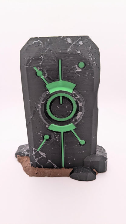 Multi Colour Xenos Monoliths | 32/28mm Wargaming Scenery and Miniature Terrain